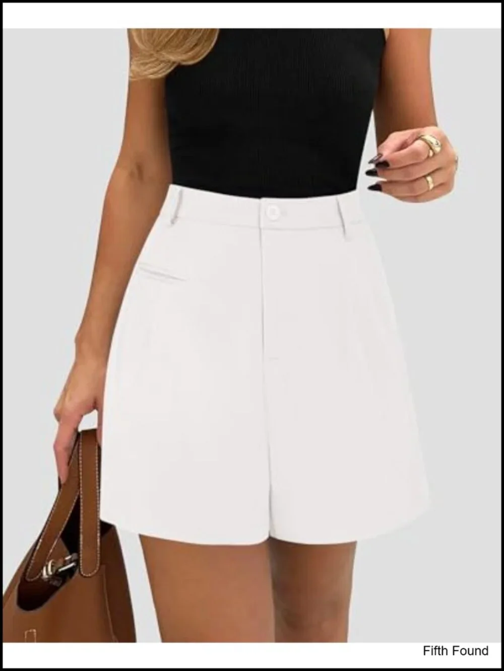 High Waisted Wide Leg Dressy Shorts with Pockets Summer Business Casual Work